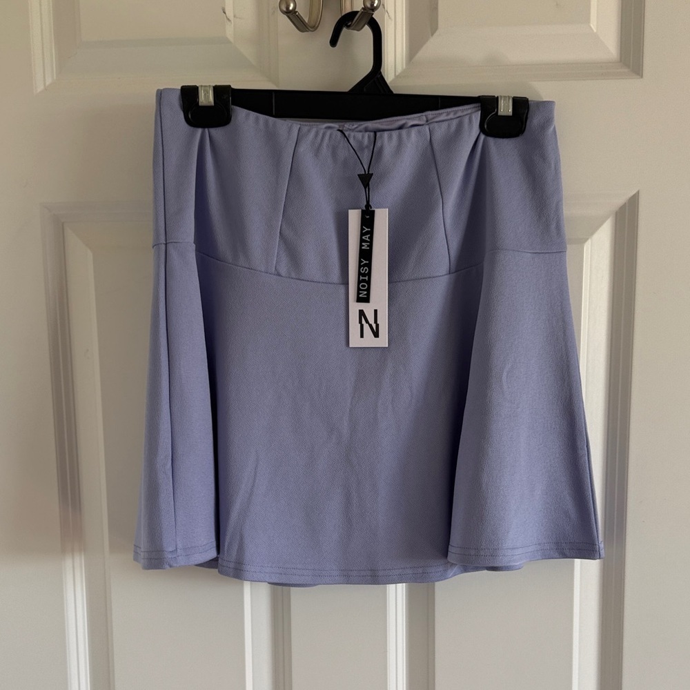 NWT Nasty Gal Sweet Lavender A-Line Skater Mini Skirt/Skort Size Medium